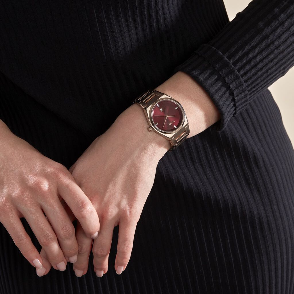Montre Boss Steer Rouge