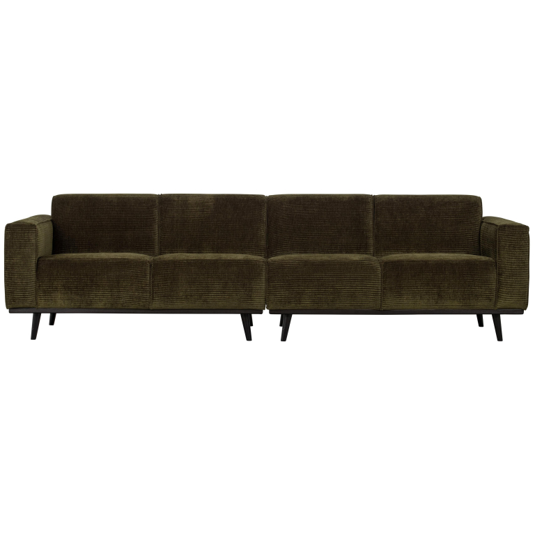WOOOD Statement 4-zits bank 280 rib warm groen