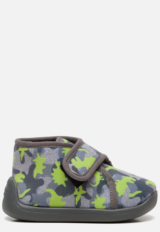 Muyters Pantoffels grijs Textiel 750602