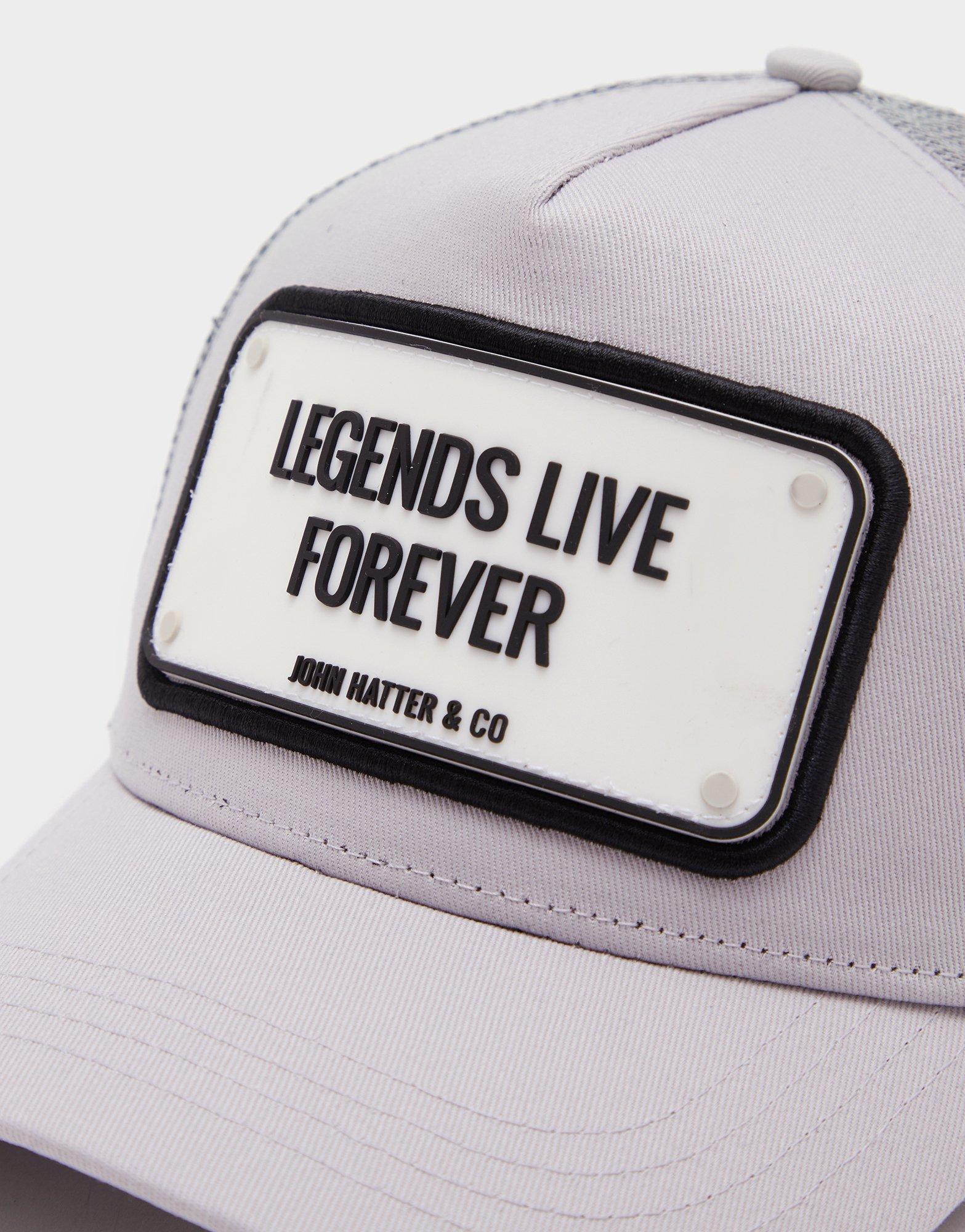 John Hatter & Co Casquette Trucker Legends Live Forever
