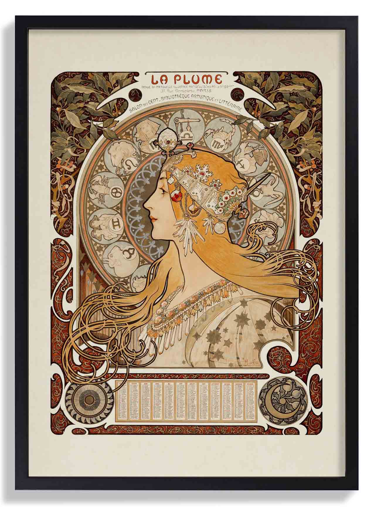 La Plume von Alphonse Mucha