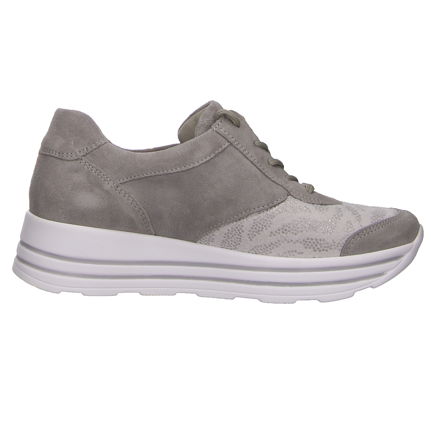 Waldläufer Sneaker grau grau