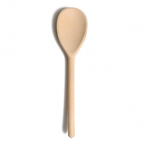 Pollepel, beukenhout, 25 cm