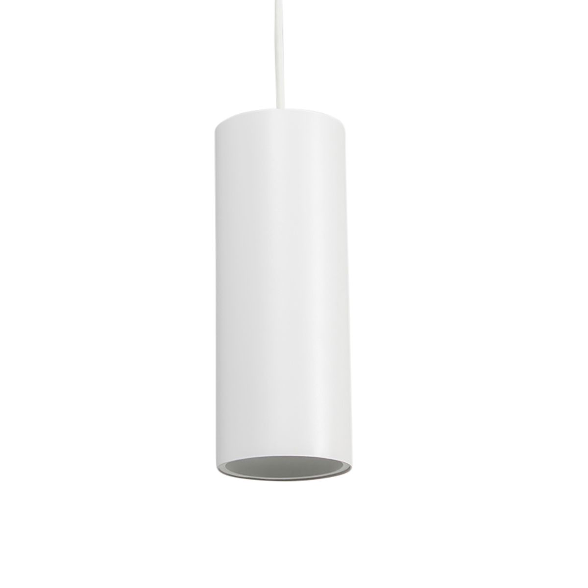Design hanglamp wit incl. rail adapter 1-fase - Iconic Tubo