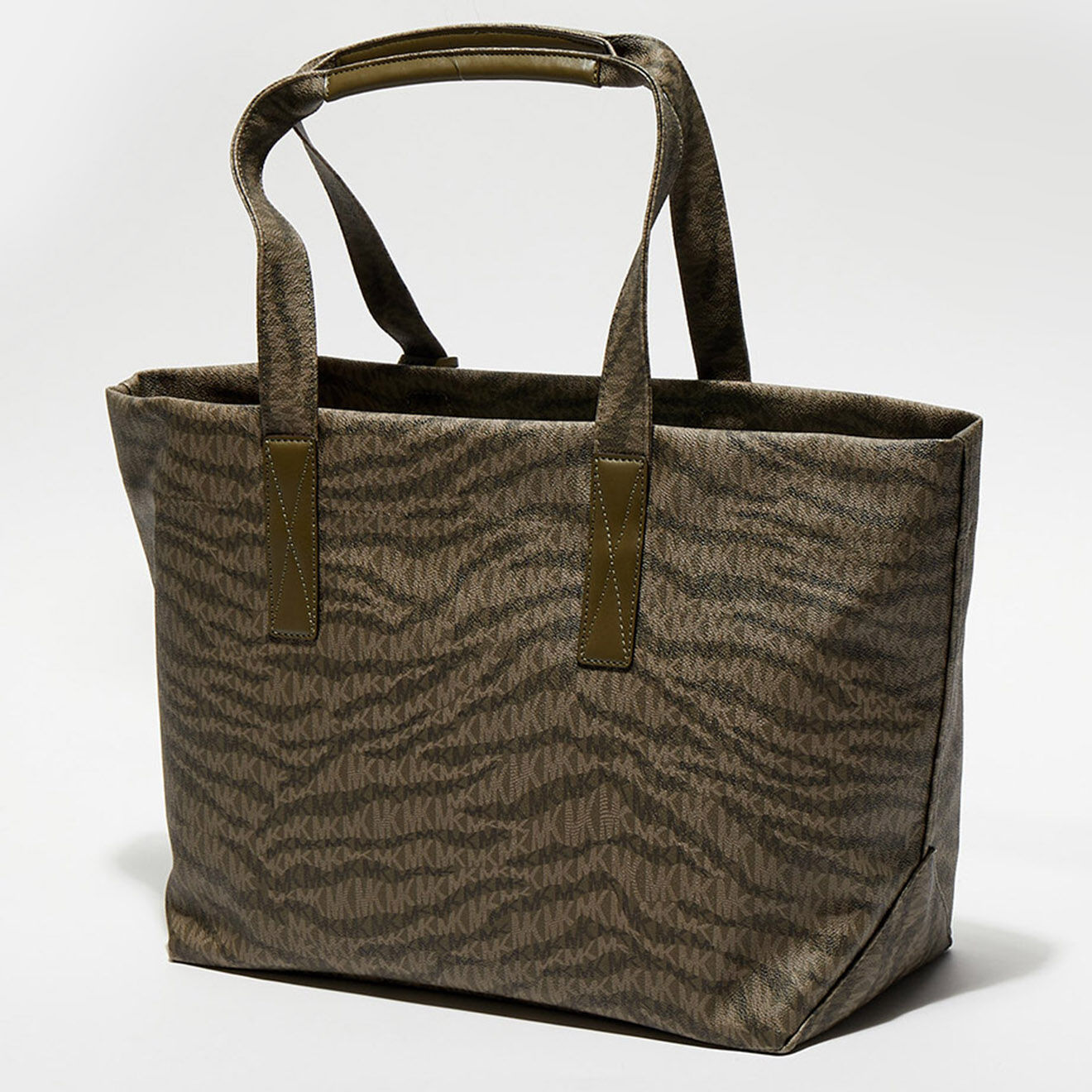 Michael Kors Cabas The Michael animal print vert kaki - 50x30x8 cm