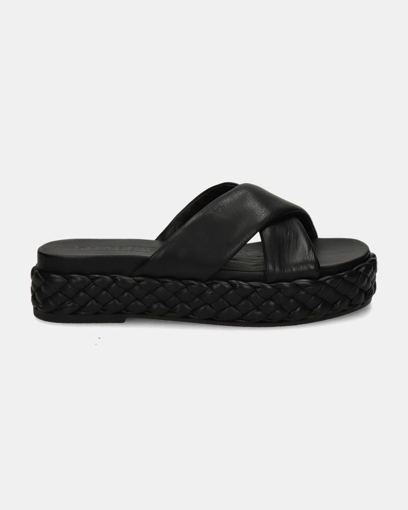 Shabbies Amsterdam Slippers  - zwart