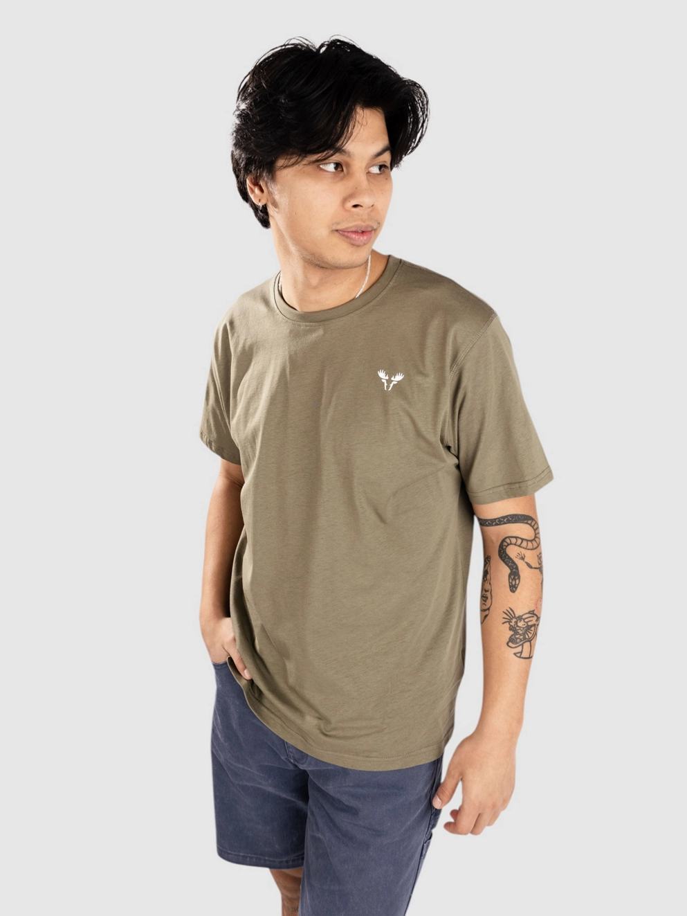 Fat Moose Ian T-Shirt dusty green