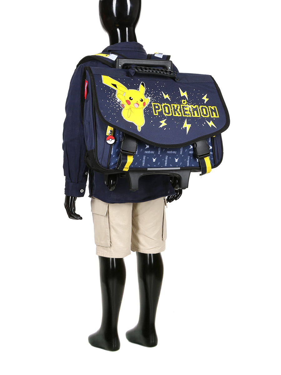 Cartable À roulettes Pikachu 41 cm