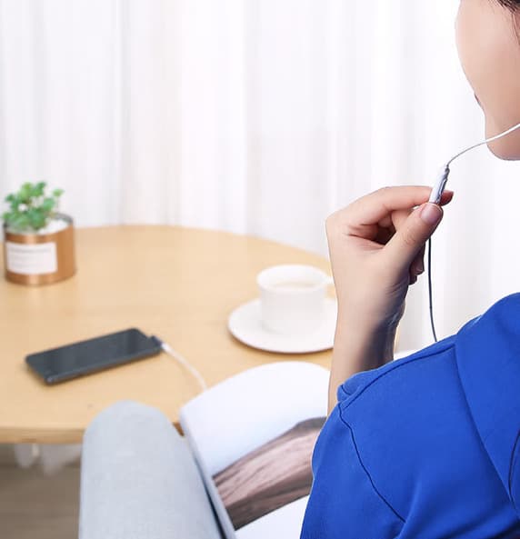 USB-C til 3,5 mm lydadapter til hovedtelefoner Sort