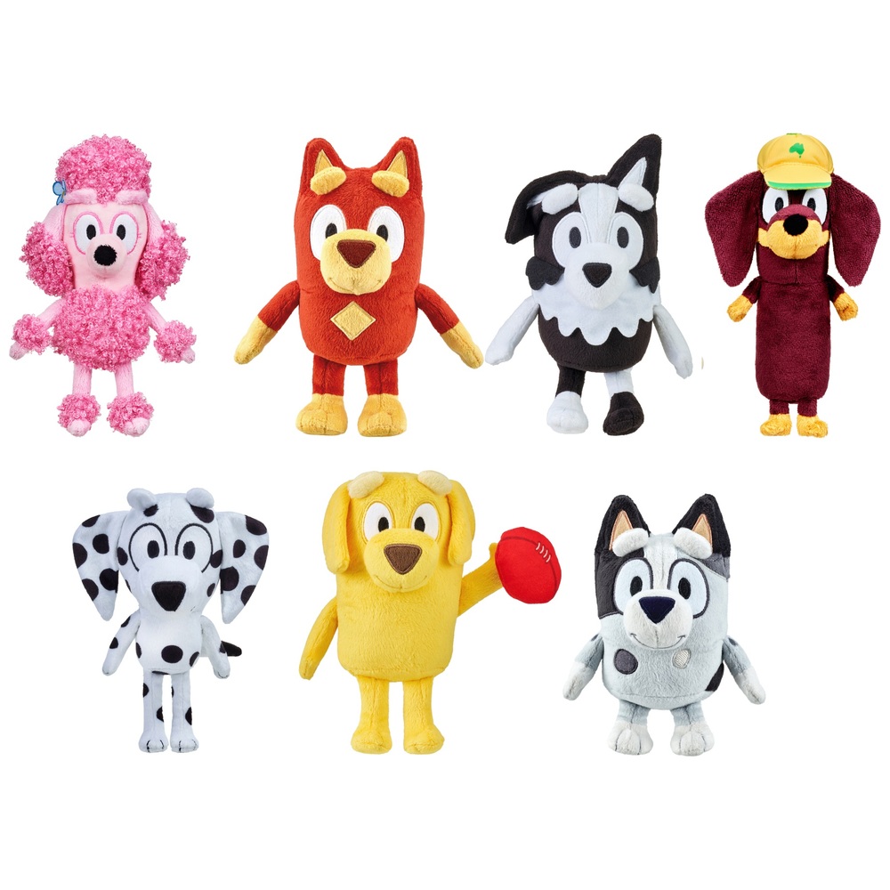 Bluey Friends 18cm Plüschsortiment