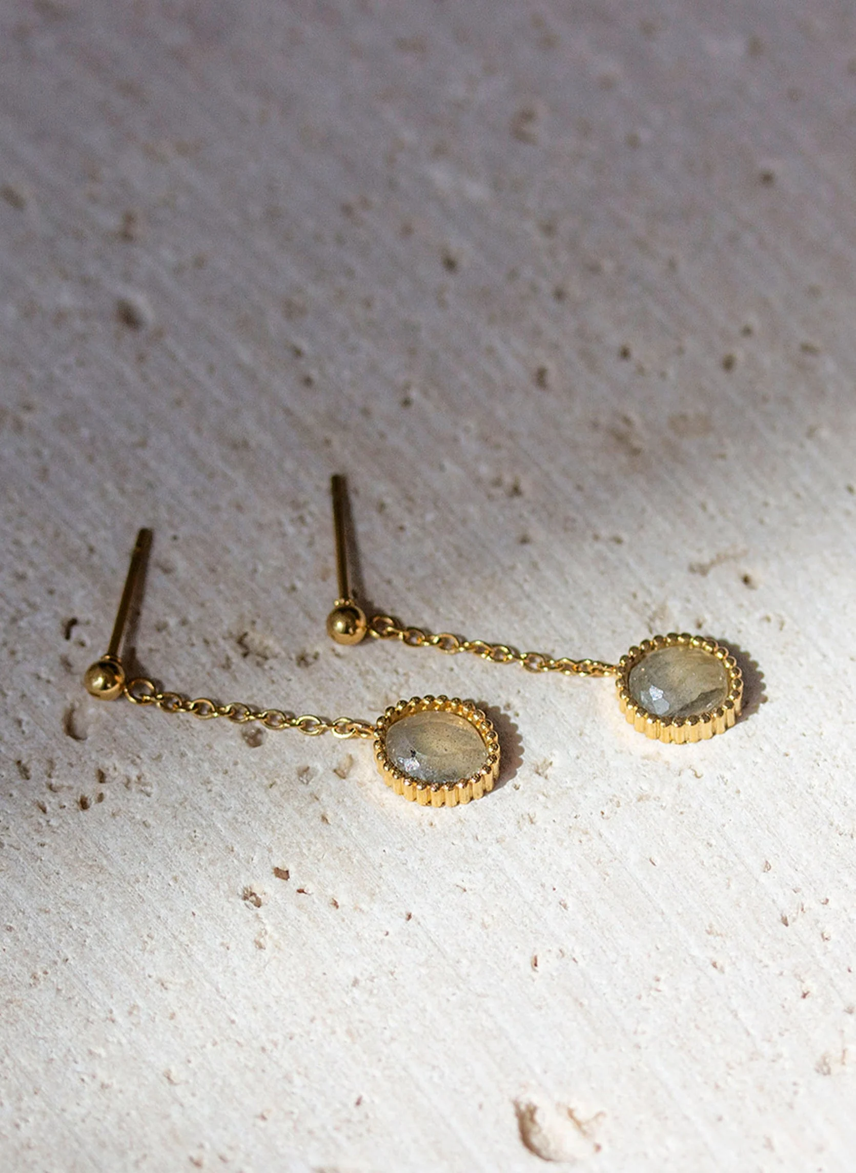 HEBE - Boucles d'oreilles pendantes hebe | Blanc
