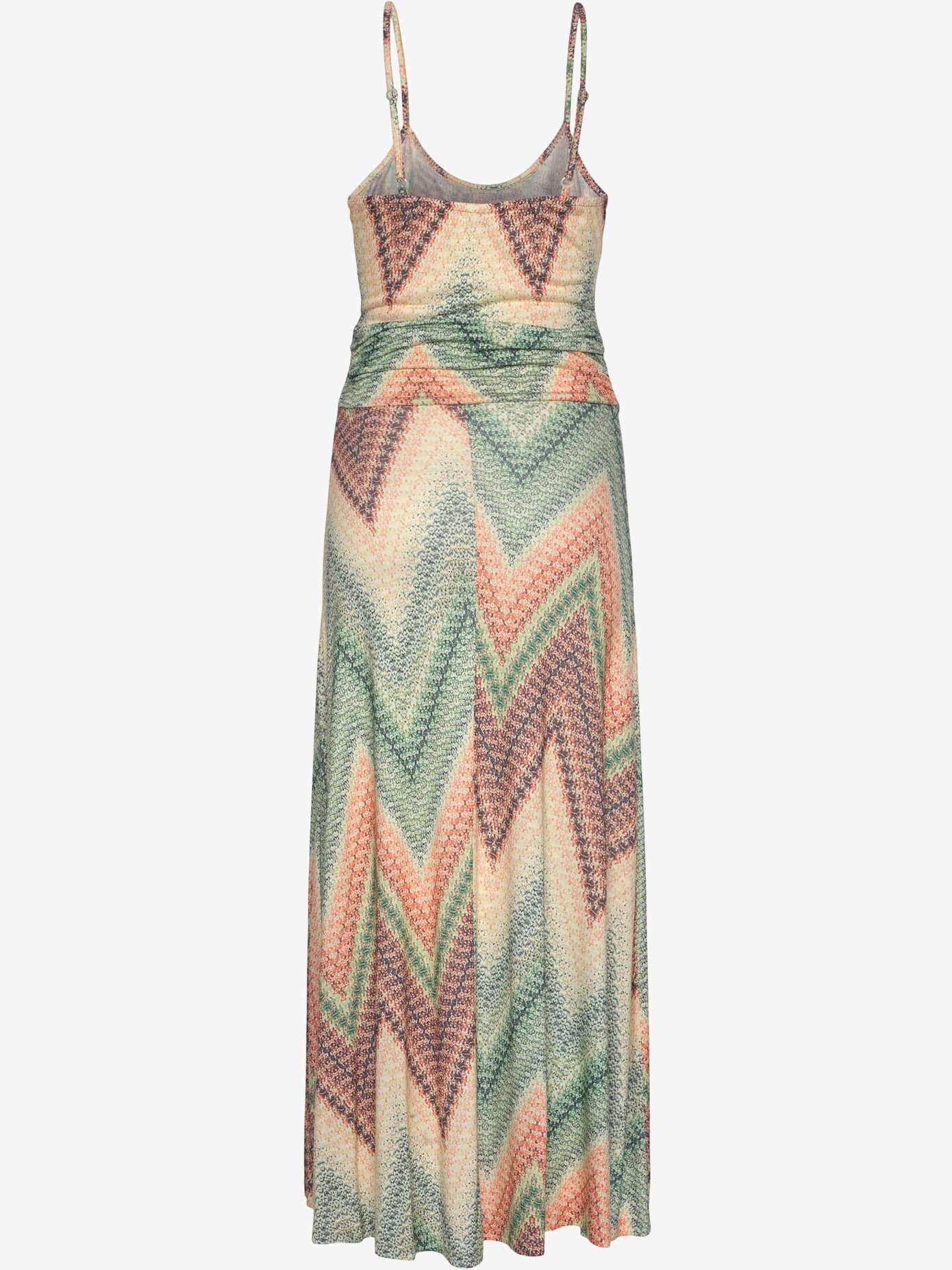 Robe mi-longue encolure ronde