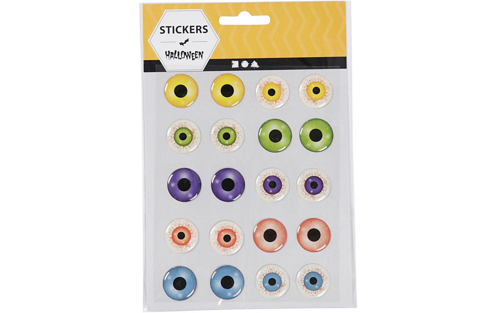 3D Augen, 10 PaareSticker für Halloween