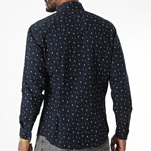 Chemise Manches Longues 102EE2F313 Bleu Marine