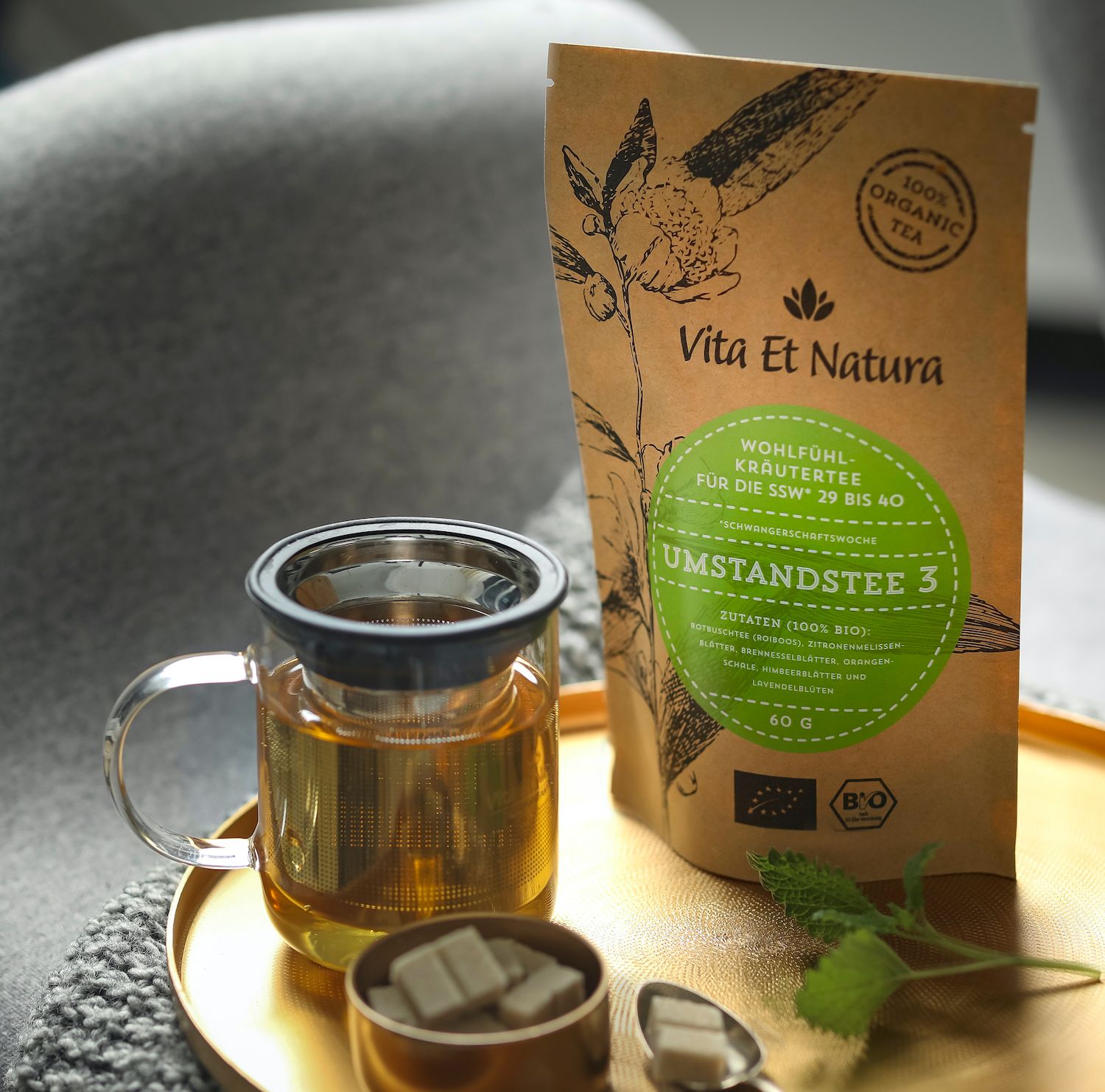 Umstandstee 3 - Schwangerschaftstee für das 3. Trimester - 100% bio - Vita Et Natura® Teemanufaktur