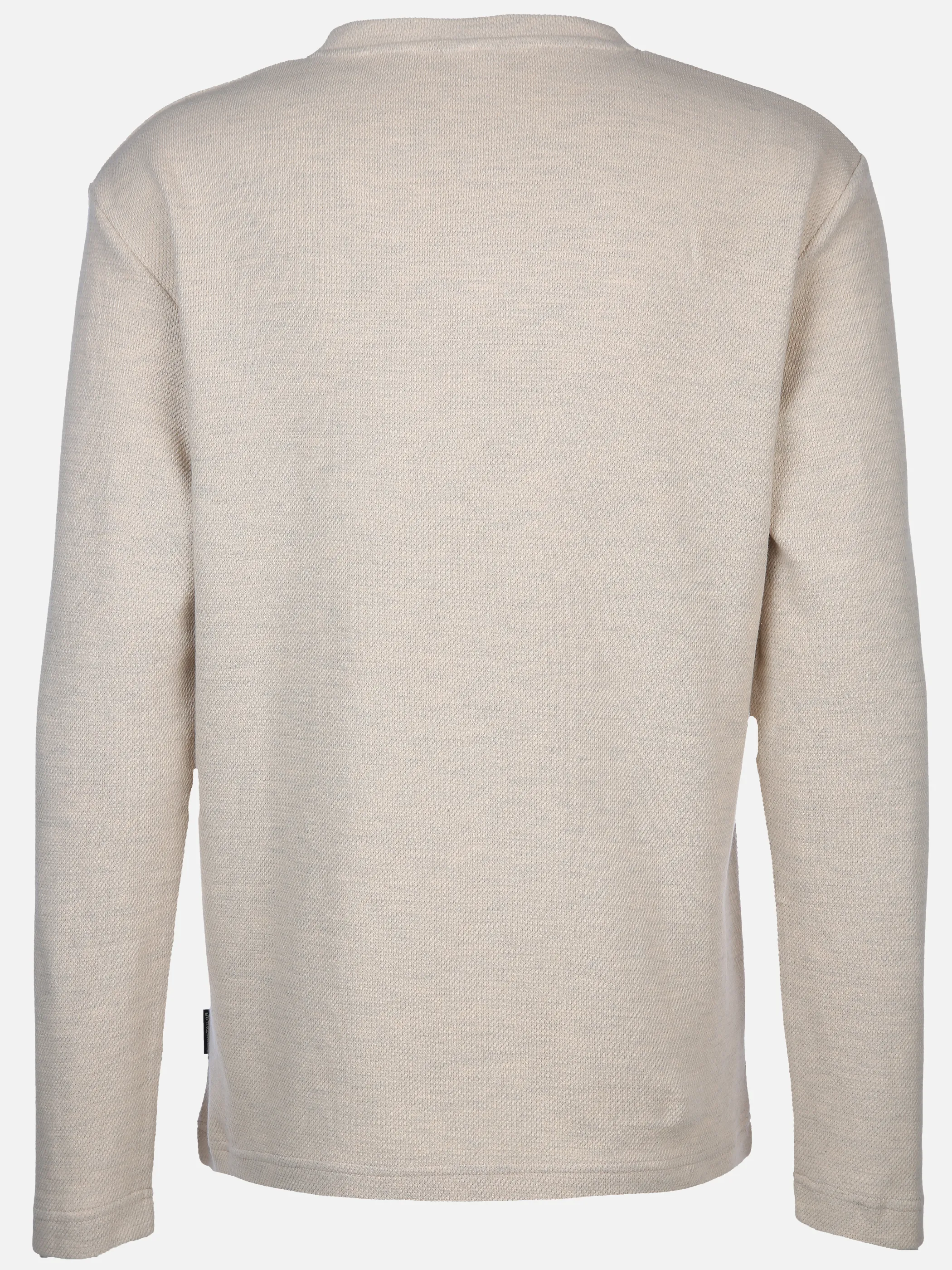 Herren Struktur Henleyshirt