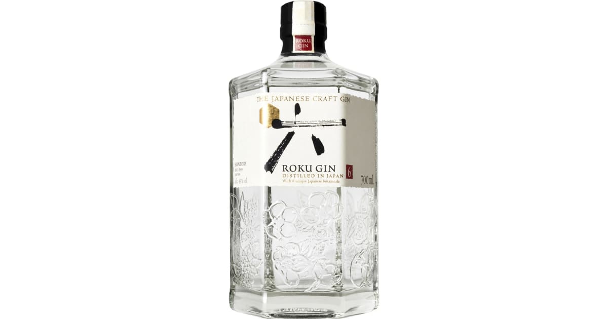 Roku Japanese Craft Gin 43% ohne Gläser (Einweg)