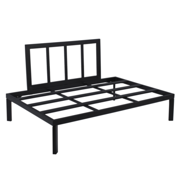 Caddo palletframe Venda 120 cm zwart metaal