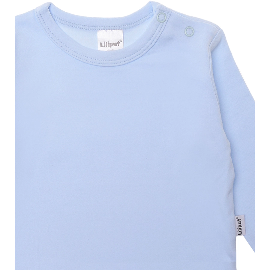 Liliput Langarmshirts im 2er Set hellblau grau-melange