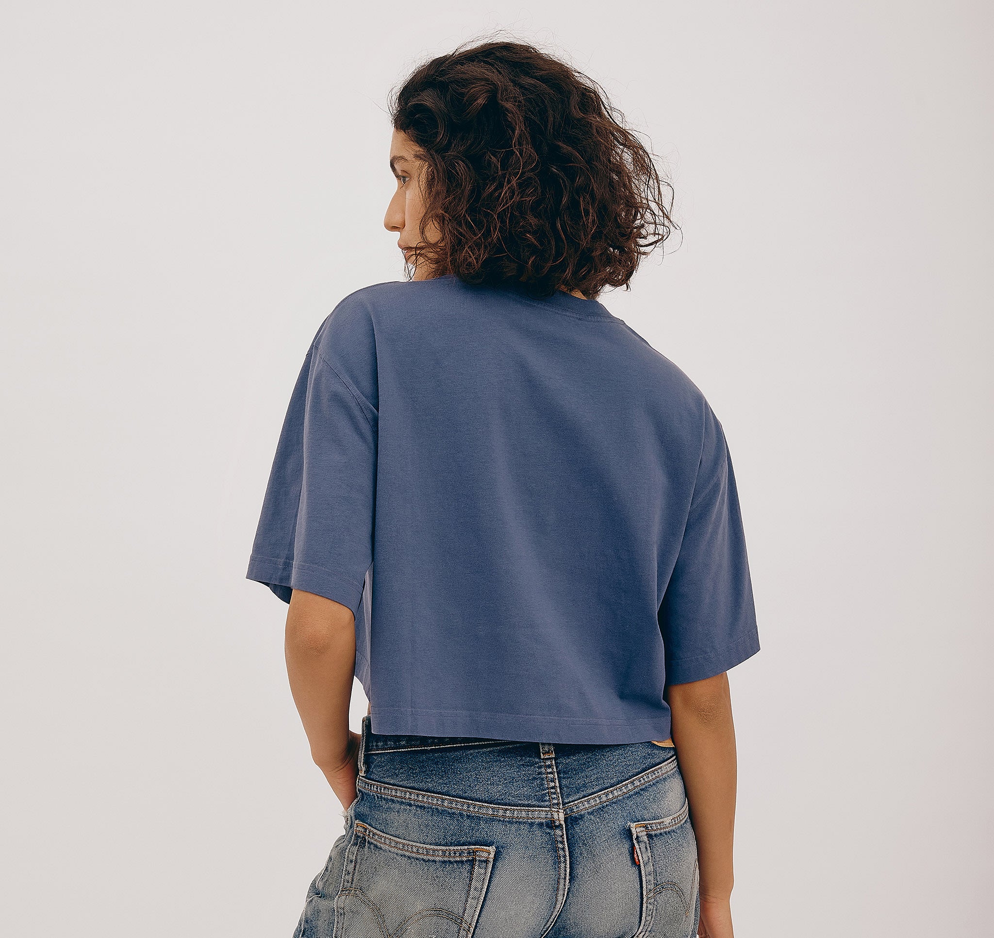 ORGANIC COTTON<br>True Boxy Crop Tee