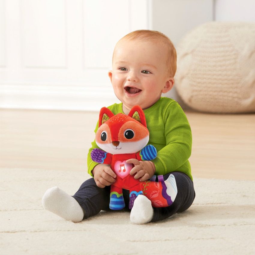 Peluche d'activités Malo - Mon renardeau Dodo - Ecru