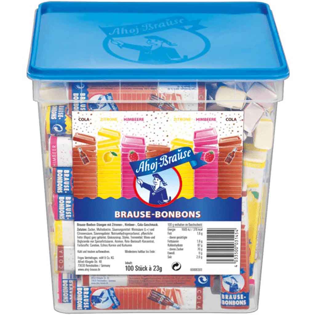 Ahoj-Brause Brause Bonbon-Stangen 100x23g=2300g MHD:30.4.26