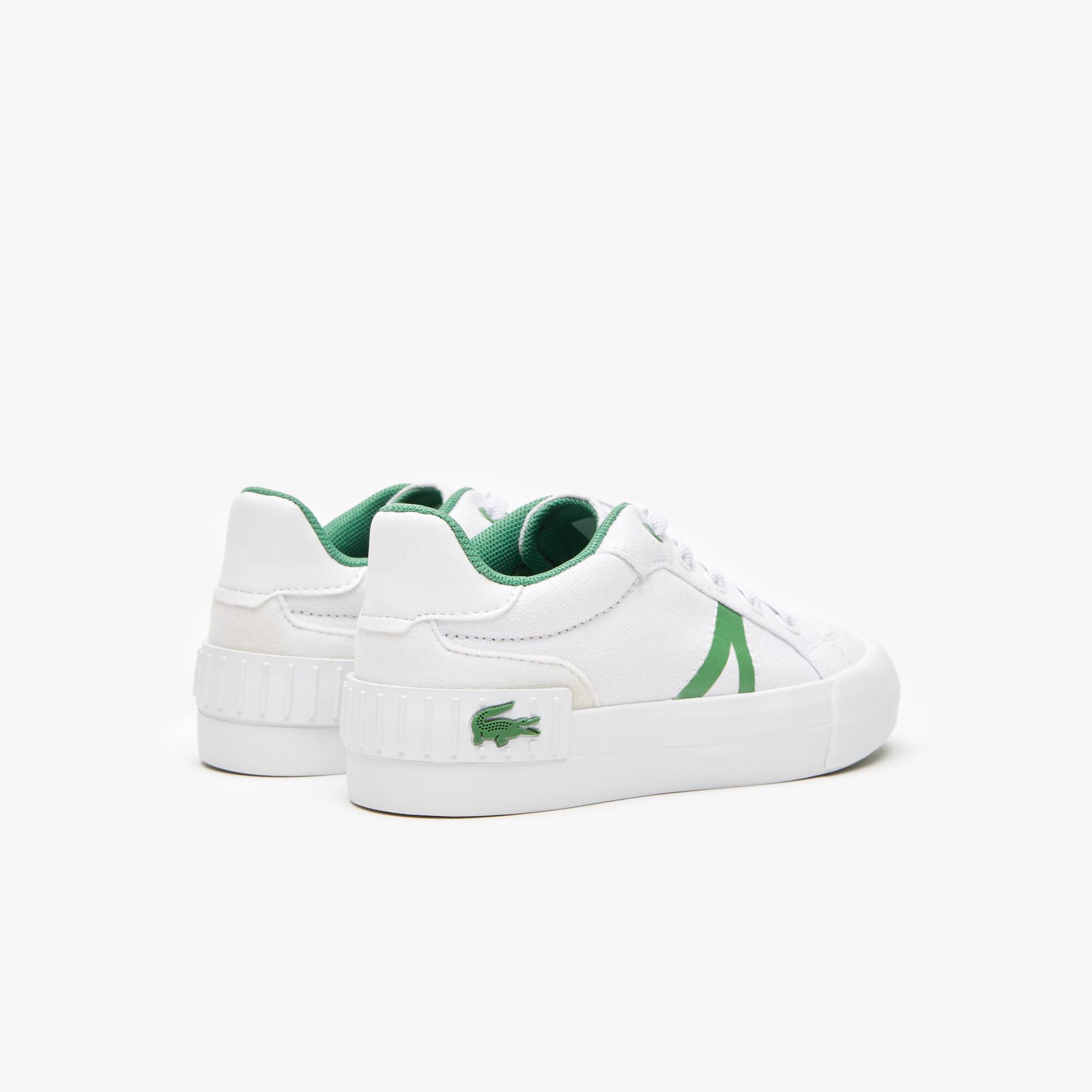 Kleinkinder-Sneakers LACOSTE L004 aus Textil Schuhe - Weiss - Lacoste - Kinder