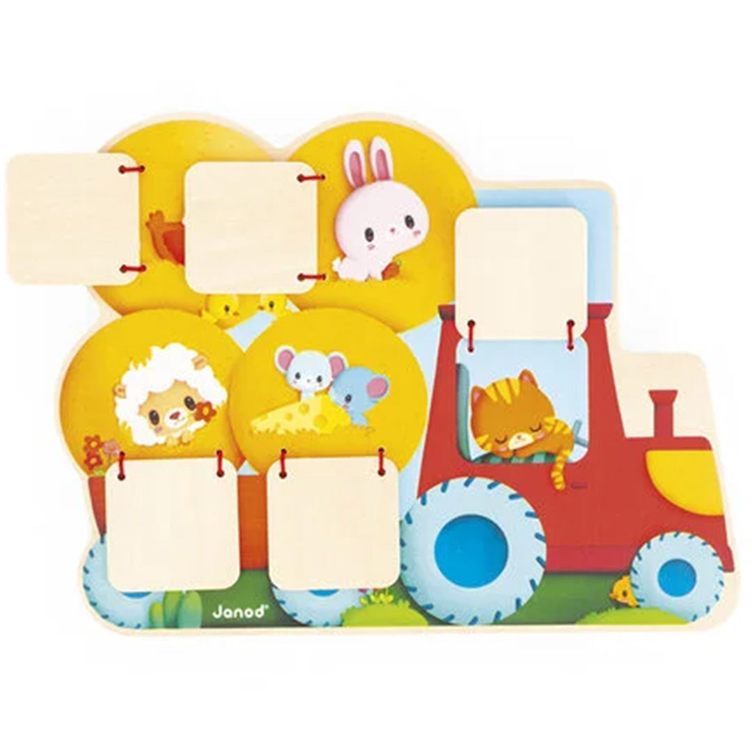 Janod zoekpuzzel tractor