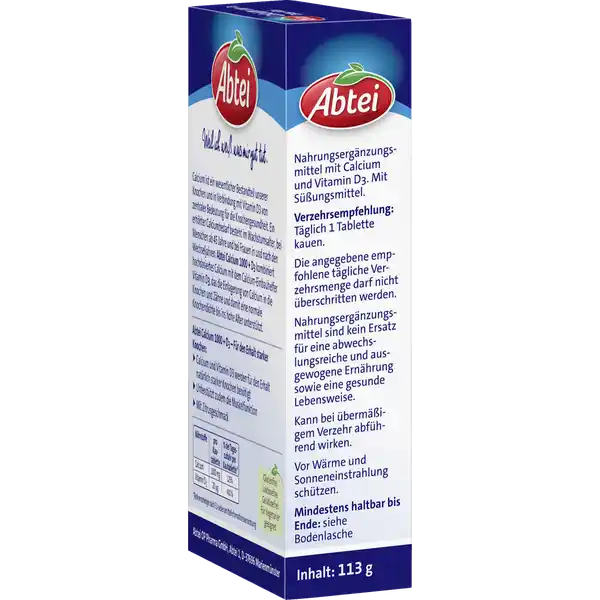 Calcium 1.000 + Vitamin D3 800 I.E. Kautabletten