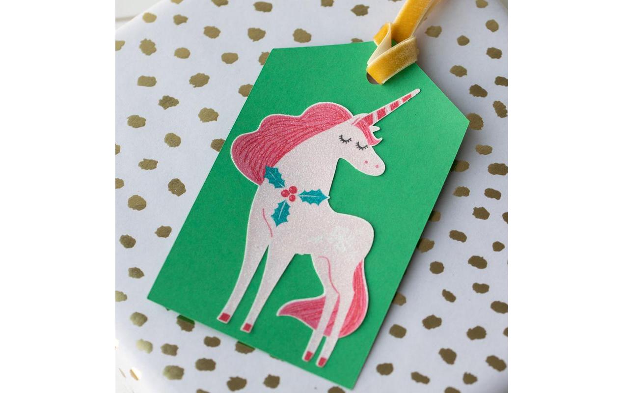Stickerpapier Glitter WeissKlebendes bedruckbares Papier