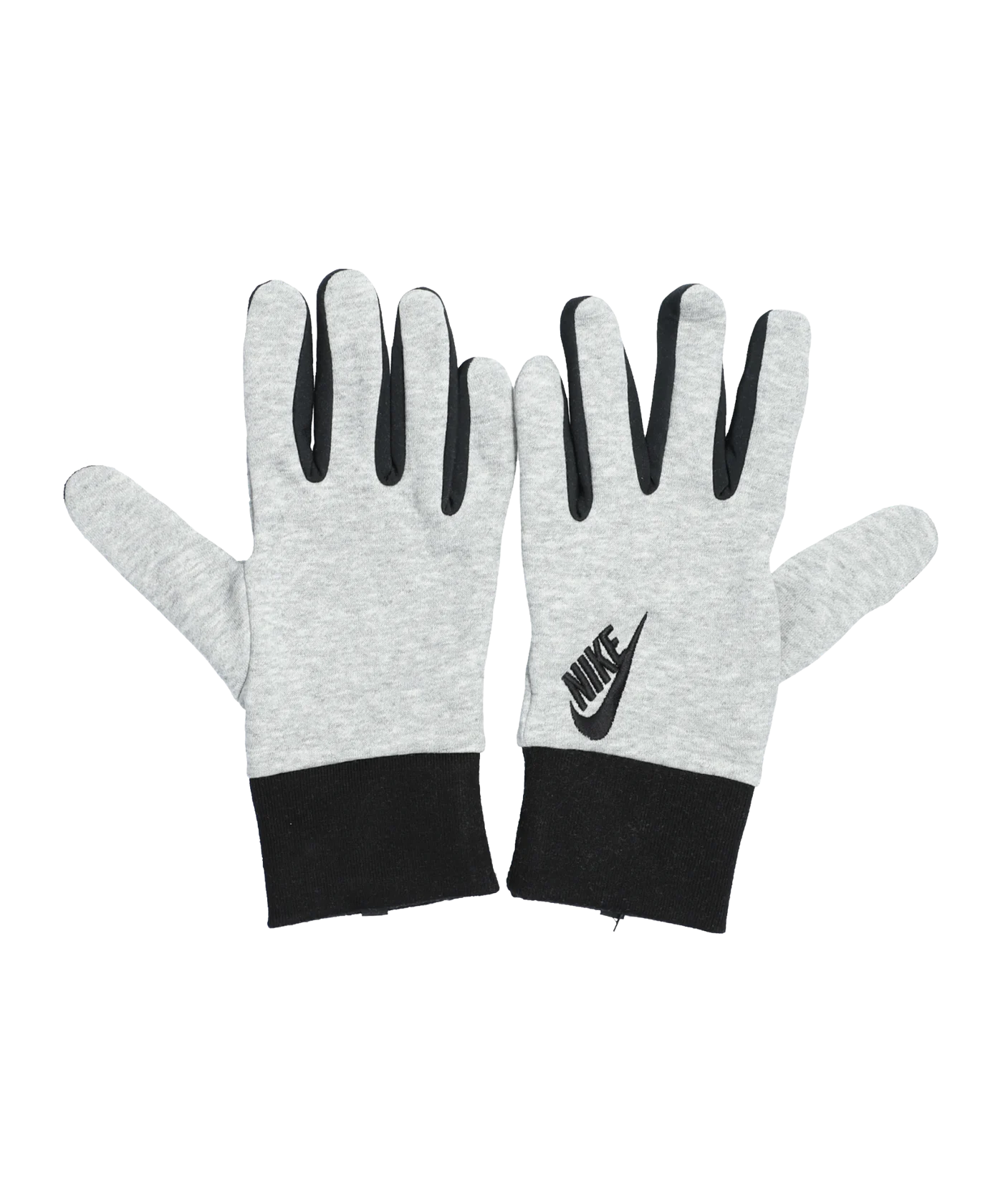 Nike Club Fleece Handschuhe Grau Schwarz F035