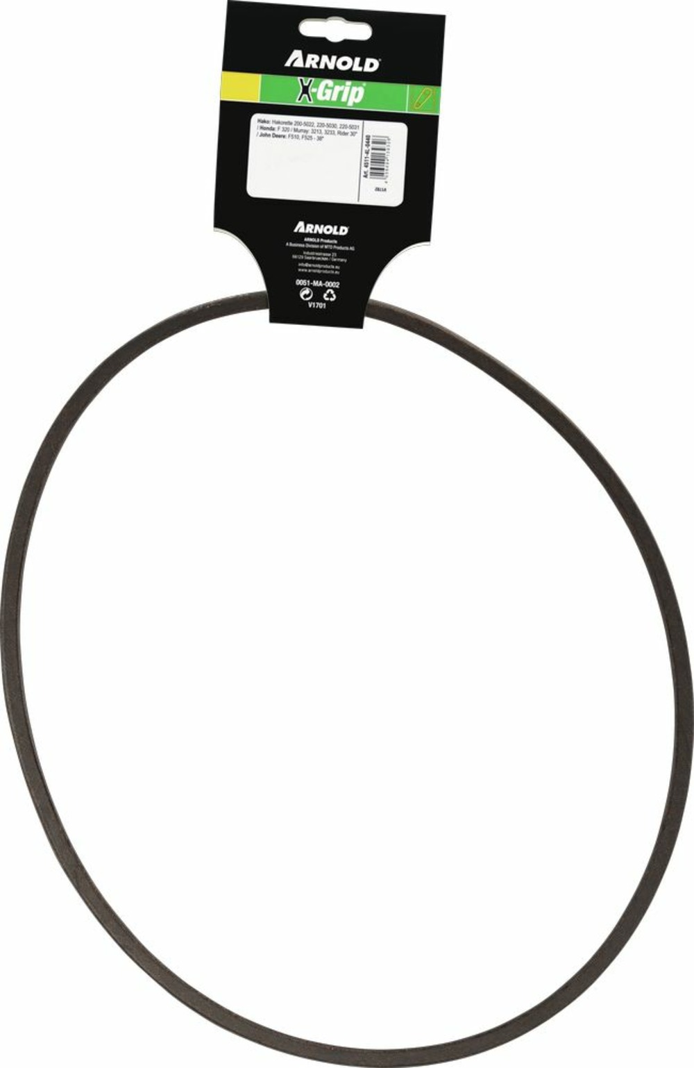 Courroie trapézoïdale x-grip v de type 4l440
