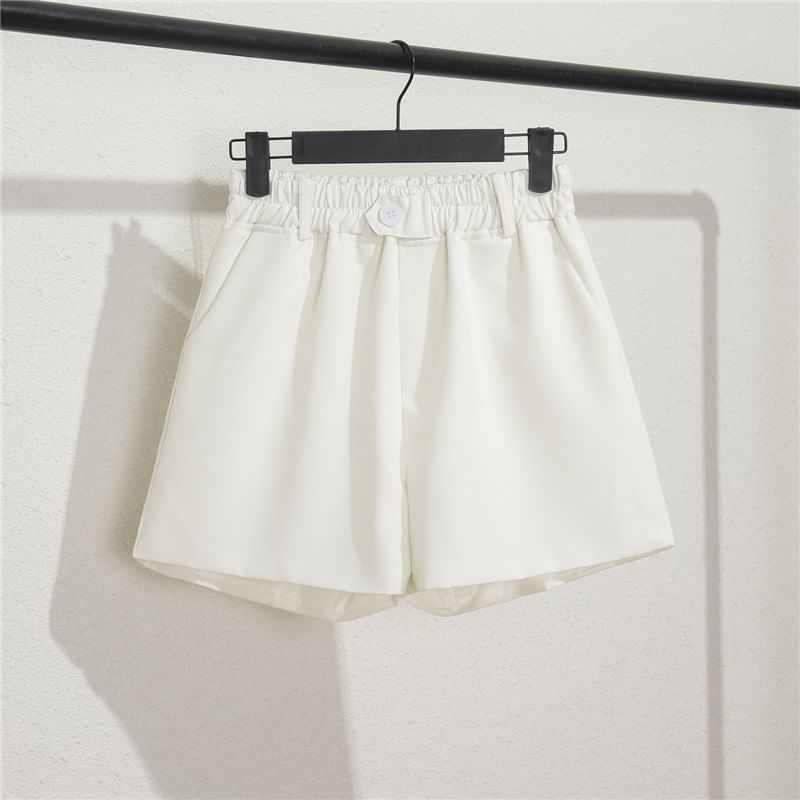 Triplgold - Effen korte jurk met elastische taille