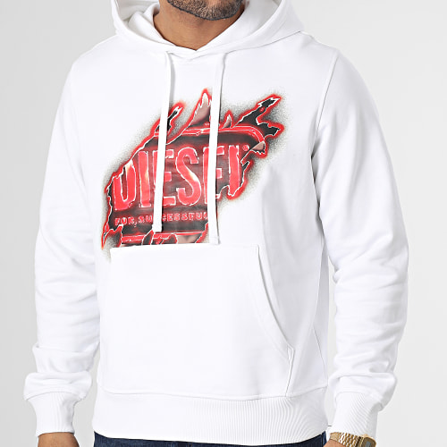 Sweat Capuche A09829-0BAWT Blanc