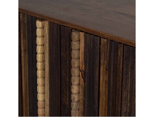 BOIS ET CHIFFONS CONCEPT - Mini bar 2 portes - manguier ramon