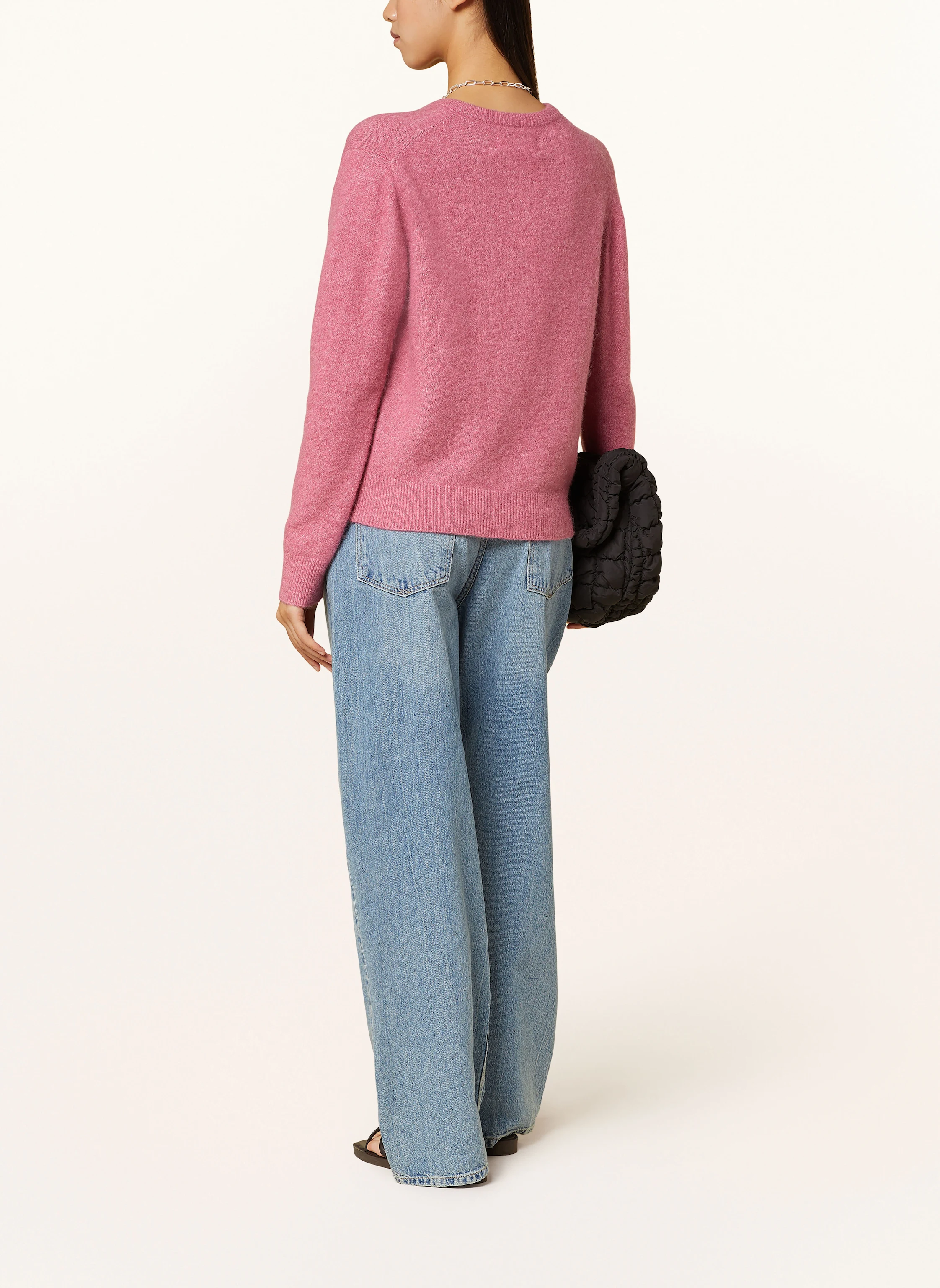SAMSØE  SAMSØE Strickjacke NOR mit Alpaka