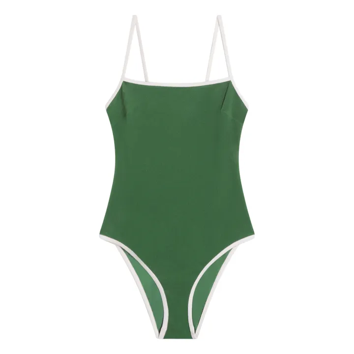 Icone Maillot 1 Pièce Eponge Baya | Vert foncé