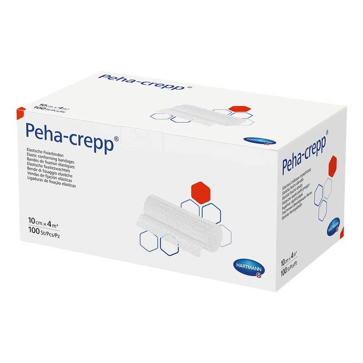 Peha Crepp Fixierbinde 10 cm x 4 m comp.verpackt, 100 St