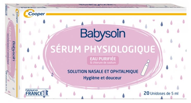 Sérum Physiologique 20 Unidoses de 5 ml