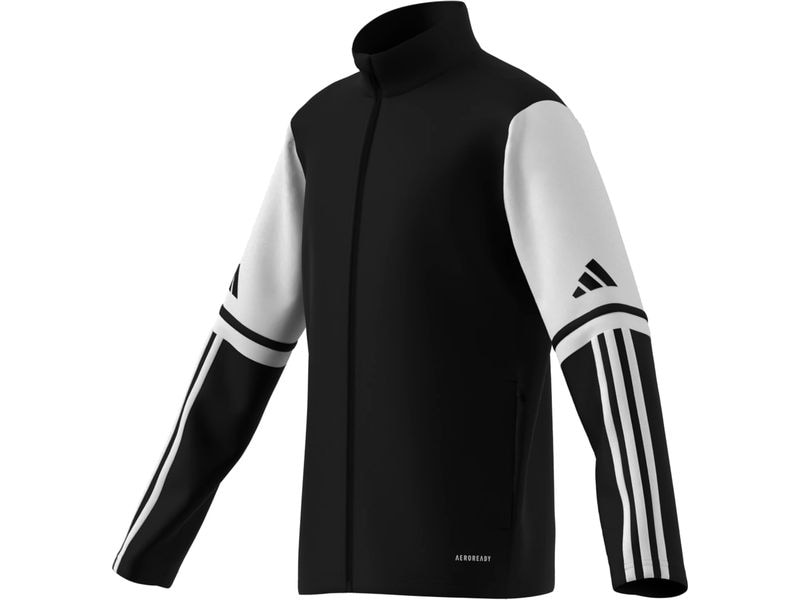 adidas Jacket Training SQ25 Y 140, Schwarz/Weiss Trainingsanzug-Oberteil