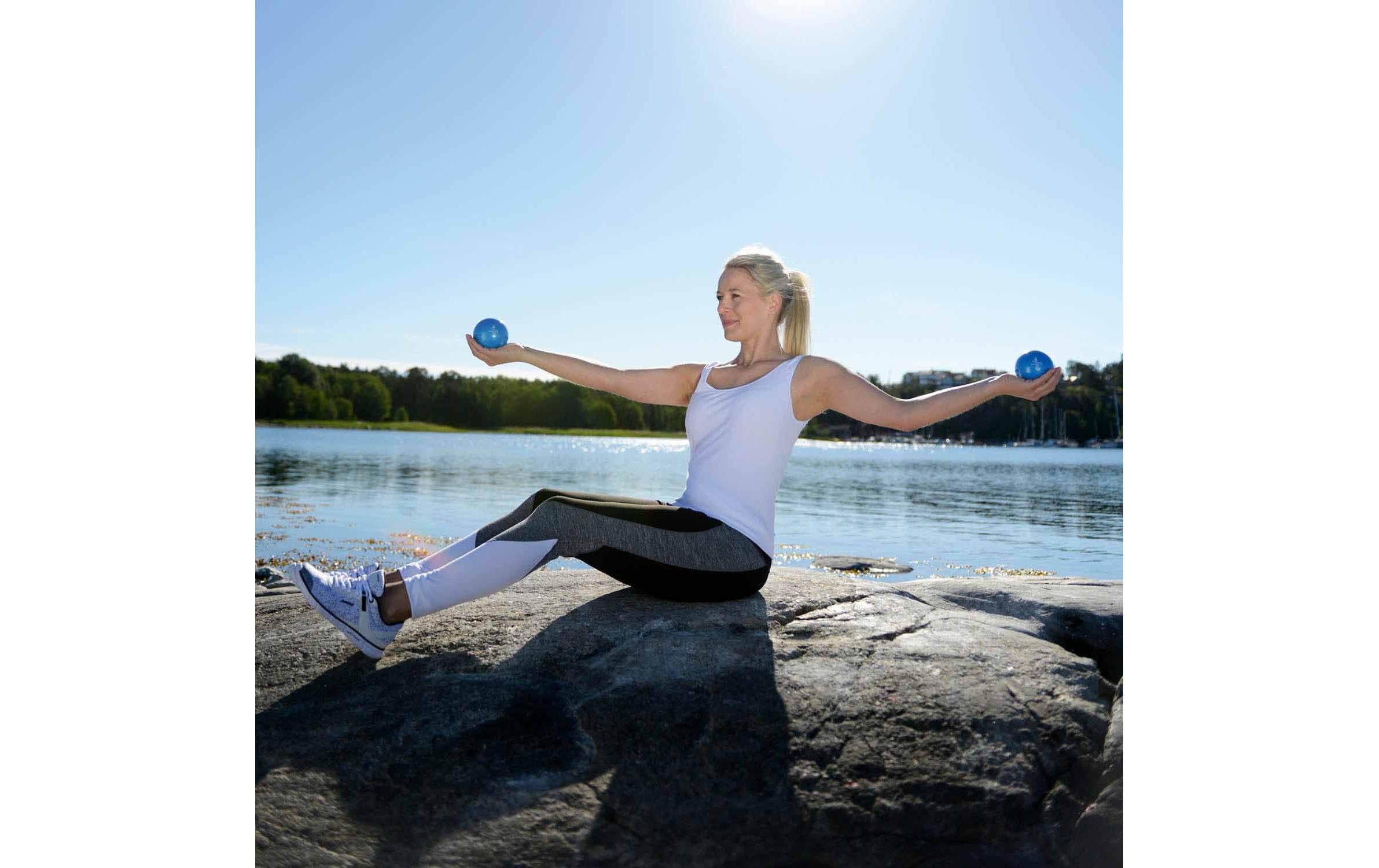 Pilates Toning Ball 450 g 2-er SetBall für Oberkörpertraining