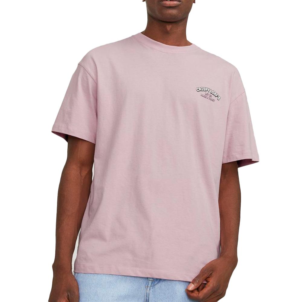 Jack & Jones T-Shirt Rose Homme Jack & Jones Toast
