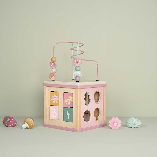Fairy Garden Cube d'activités en bois   de               Little Dutch