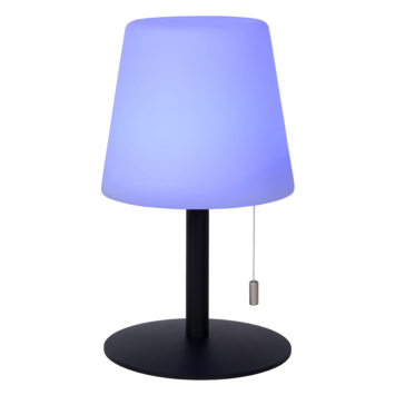 Lucide USB oplaadbare tafellamp Rio 1.8W zwart