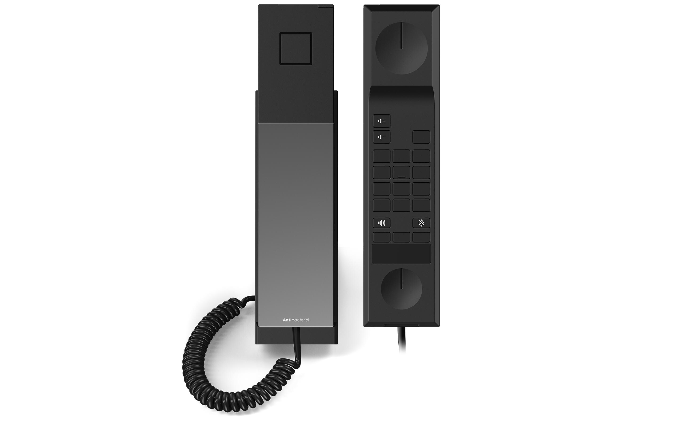 Tischtelefon HD30L SIP-Hoteltelefon SchwarzLobby-Telefon