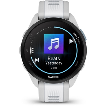 Garmin Forerunner 165 Music 43 mm Sportuhr Dunstgrau / Steinweis