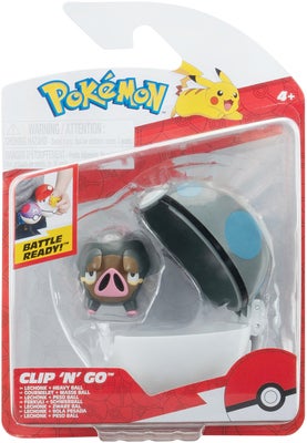 Pokémon Clip 'N' Go Lekesett Lechonk med Poké-ball