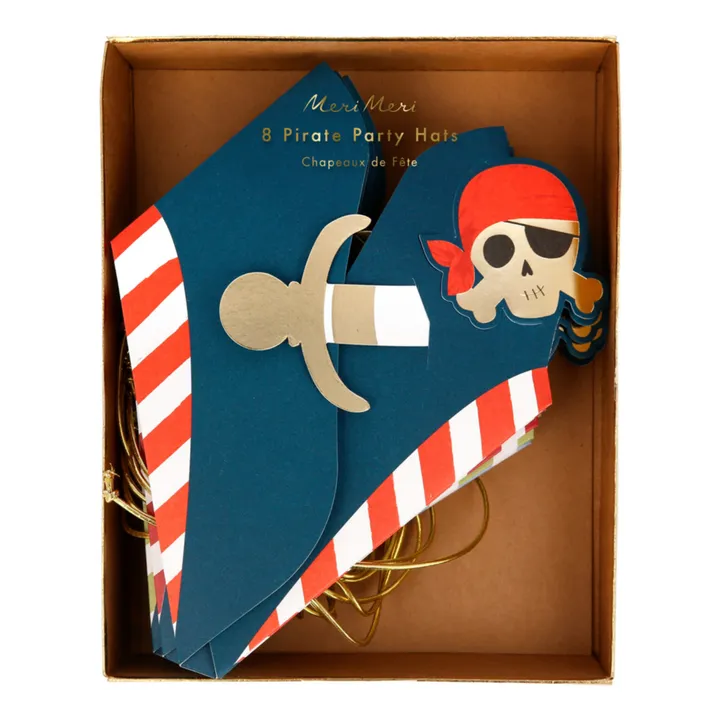 Meri Meri Chapeaux de fête Pirates - Set de 8