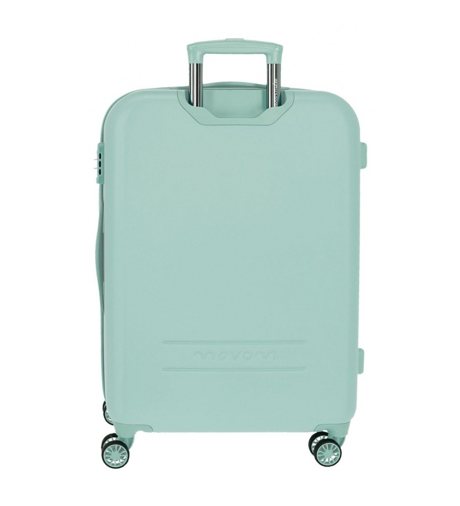 Mala de viagem grande Movem Riga Riga 80cm turquesa
