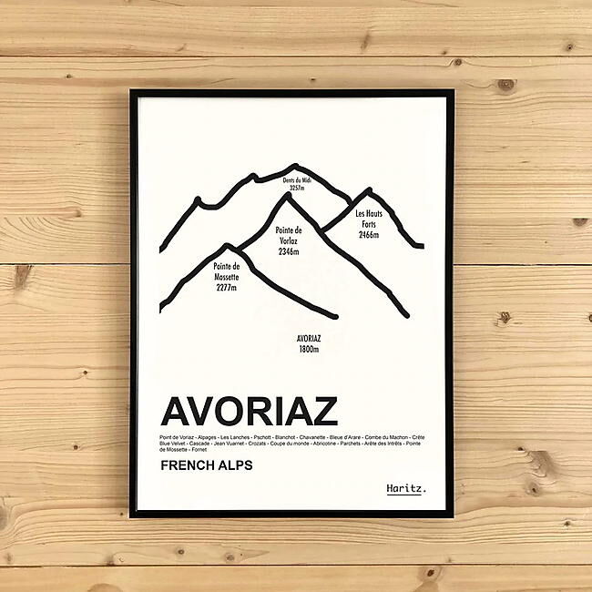 HARITZ - AVORIAZ 30 X 40 CM